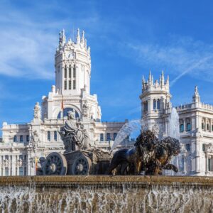 Plaza de Cibeles Madrid Spain архитектурна фотография