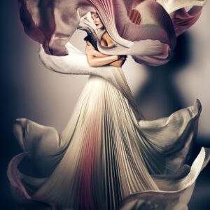 Артистична рокля като скулптура