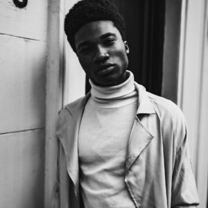 черно-бял портрет на мъж